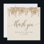 Pampas Grass Earthy Boho Bröllop - tackkort Tack Kort<br><div class="desc">Pampas Grass Earthy Boho Bröllop - tackkort</div>