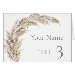 Pampas Grass Folat Card OBS Kort