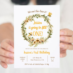 Pampas Grass Little Bunny Turning En födelsedag I Inbjudningar