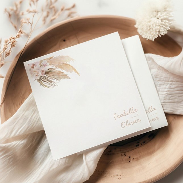 Pampas Grass Napkins Pappersservett (Skapare uppladdad)