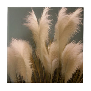 Pampas Grass Photo Realistic Kakelplatta