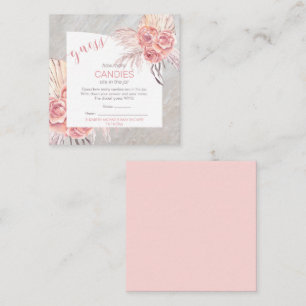 Pampas Grass Rosa ros Blooms   Kanarieöarna i Burk Tilläggskort