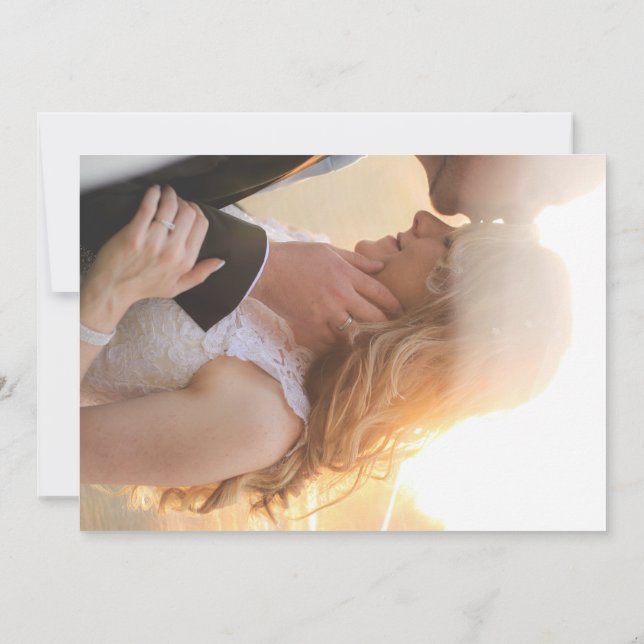 Pampas Grass Save the Date Spara Datumet (Baksida)