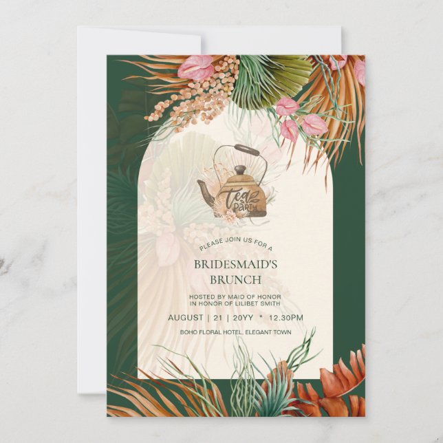 Pampas Grass TEA PARTY Möhippa Lunch (Framsida)