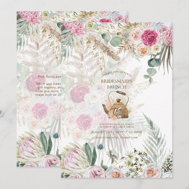 Pampas Grass TEA PARTY Möhippa Lunch (Fram/baksida)