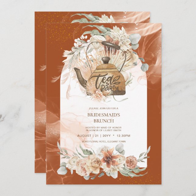 Pampas Grass TEA PARTY Möhippa Lunch (Fram/baksida)