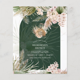 Pampas Grass TEA PARTY Möhippa Lunch Flygblad