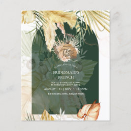 Pampas Grass TEA PARTY Möhippa Lunch Flygblad