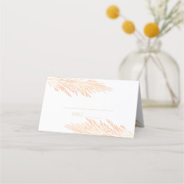 Pampas Grass Wedding Reception Guest or Escort Placeringskort