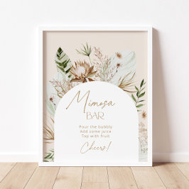 Pampas mimosa pub poster