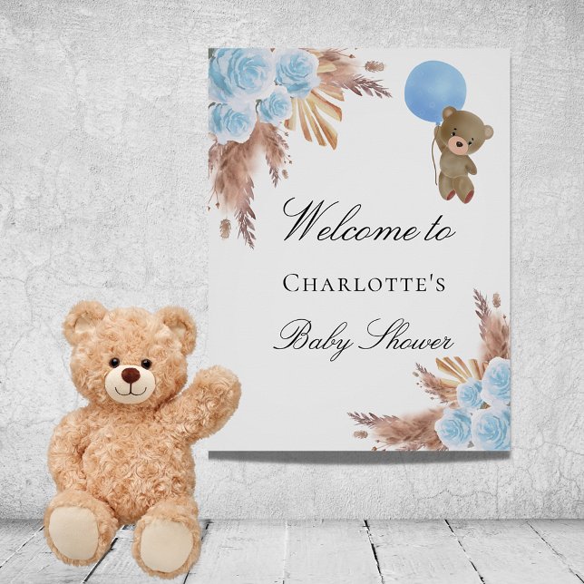 Pampas-pampas (blått barn), nalle poster (Skapare uppladdad)