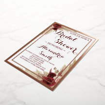 Pampasgräs Bröllopsdusch Rose Guld