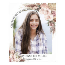 Pampasgräs Orkidé Blommig Foto Begravning Minnesst