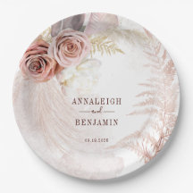 Pampasgräs Terrakotta Boho Bröllop