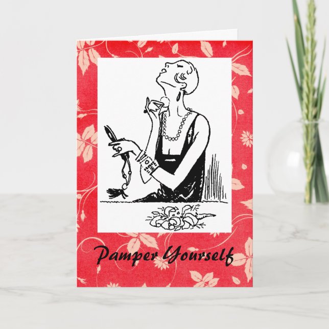 Pamper Yourself Kort (Framsida)
