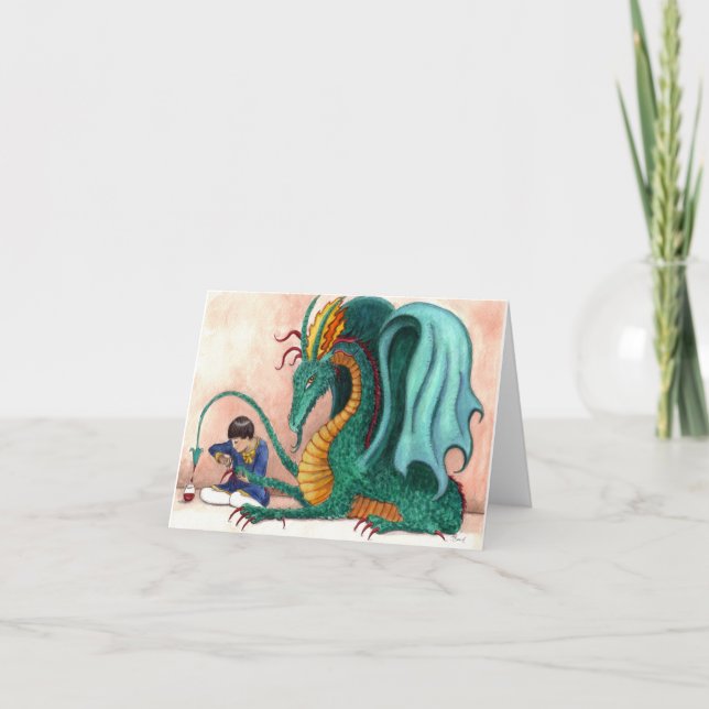 Pampered Dragon Kort (Framsida)