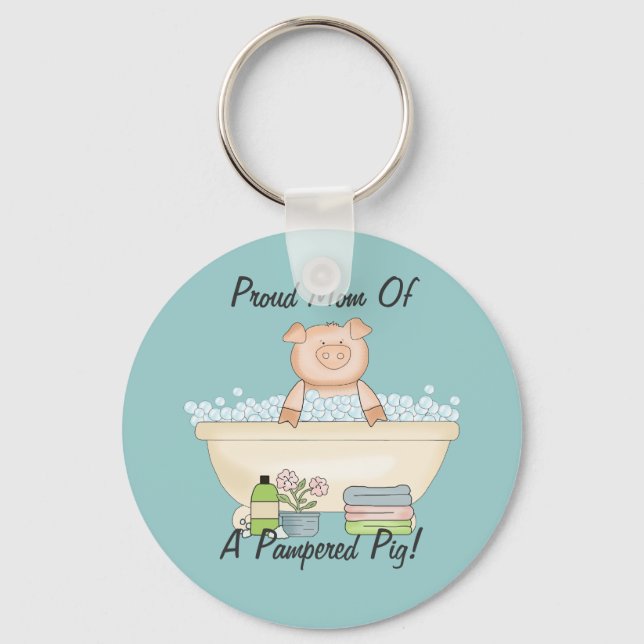 Pampered Piggy Nyckelring (Framsida)