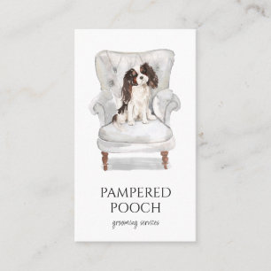Pampered Pooch Hund Spa Grooming Visitkort