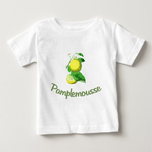 Pamplemousse fransk för grapefrukt t shirt (Framsida)