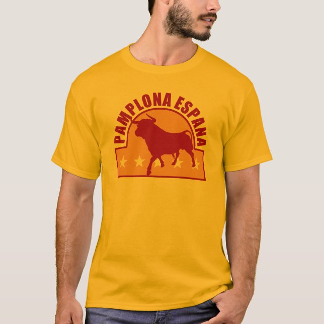 pamplona espana tee shirt (Framsida)