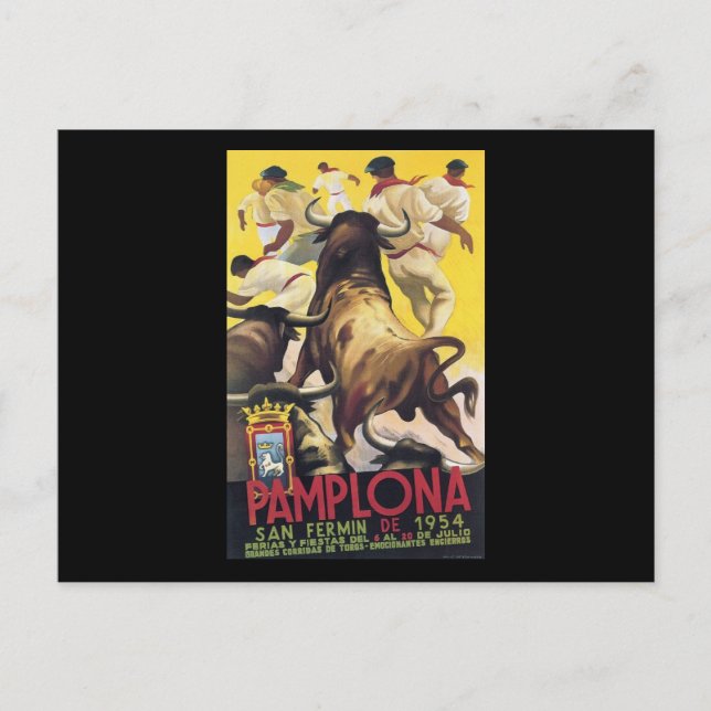 Pamplona San Fermin Vykort (Framsida)