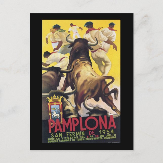 Pamplona San Fermin Vykort (Framsida)