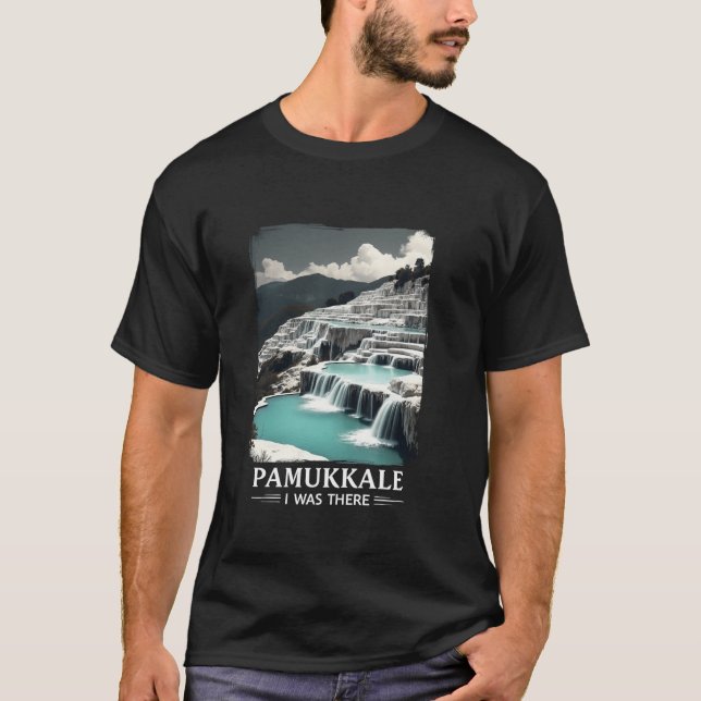 Pamukale Turkey Travel T Shirt (Framsida)