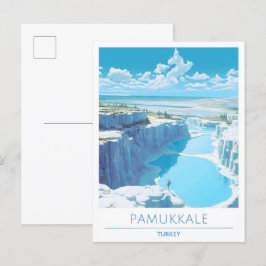 Pamukale Turkey Travel Vykort