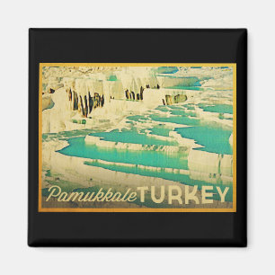 Pamukkale Turkiet Magnet