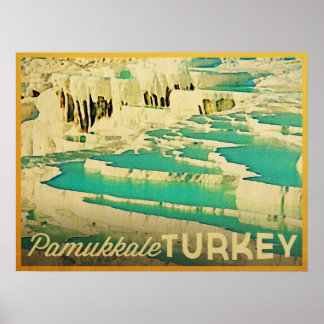 Pamukkale Turkiet Poster