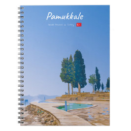 Pamukkale, Turkiet - Termiska pooler Anteckningsbok