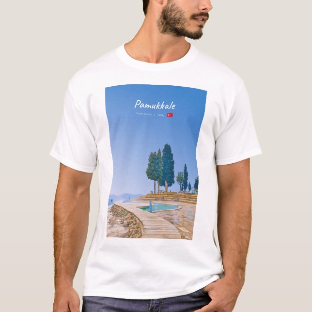 Pamukkale, Turkiet - Termiska pooler T Shirt (Framsida)