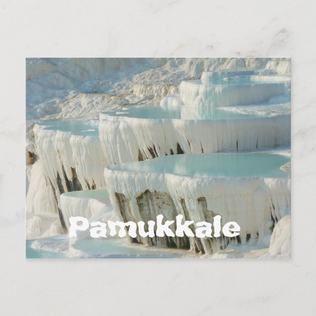 Pamukkale, Turkiet Vykort (Framsida)