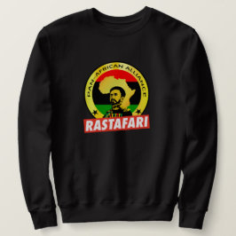 PAN-AFRICAN-ALLIANCE Africa Jah Rastafari Sweater  Lång Ärmad Tröja