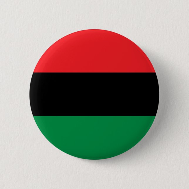 Pan African flag, Afro American Black history Knapp (Framsida)