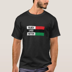 Pan African Flagga, Black Lives Matter, Unia Symbo T Shirt