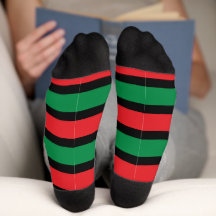 Pan African Flagga Crew Socks
