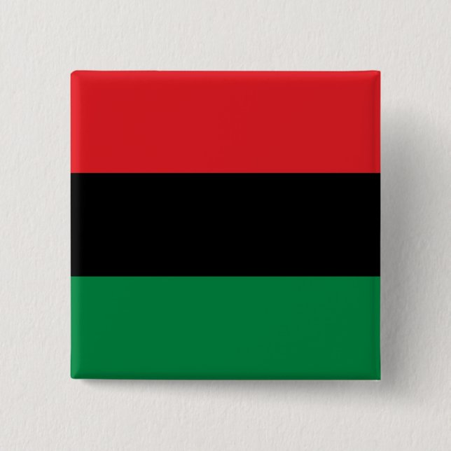 Pan African Flagga, Lycklig Kwanzaa Knapp (Framsida)