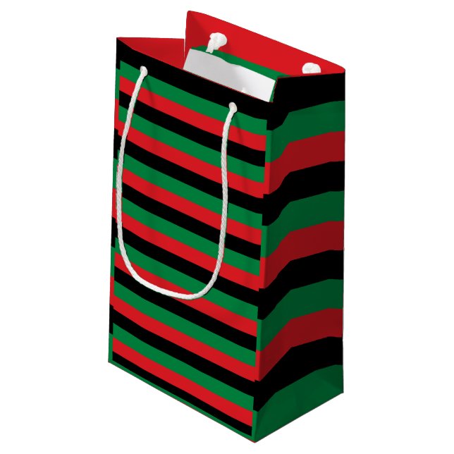 Pan African Flagga & Unia Flagga Symbol/Kwanzaa (Baksidan Vinklad)