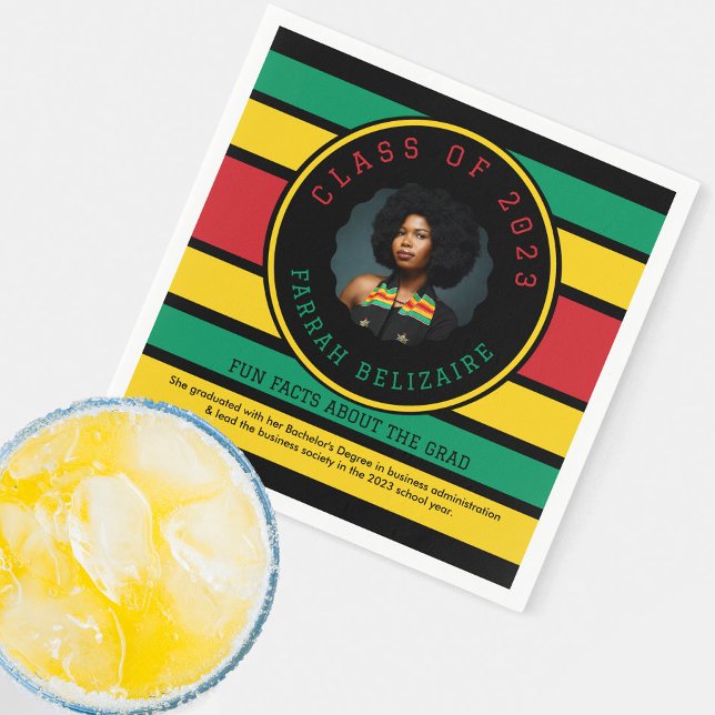 Pan African Photo Studenten Roligt Facts Pappersservett (Skapare uppladdad)