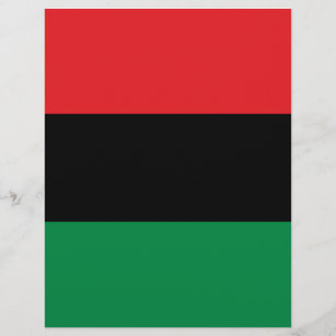 Pan African UNIA Flagga