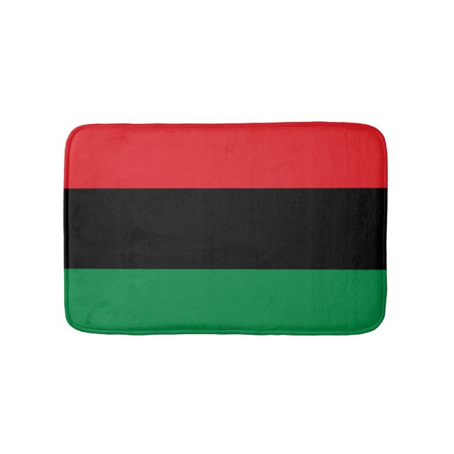 Pan African UNIA Flagga Badrumsmatta (Framsidan)