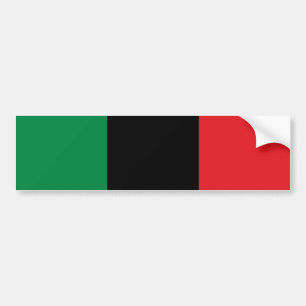 Pan African UNIA Flagga Bildekal