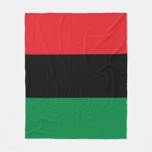 Pan African UNIA Flagga Fleecefilt
