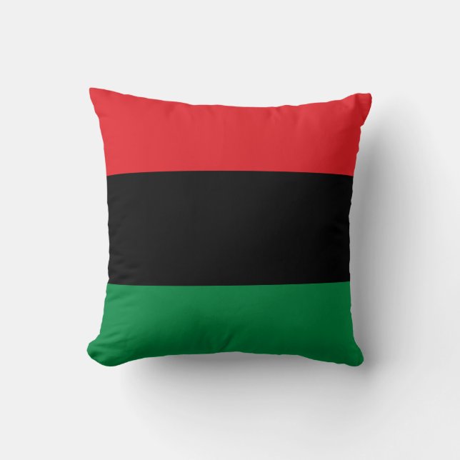Pan African UNIA Flagga Kudde (Framsida)