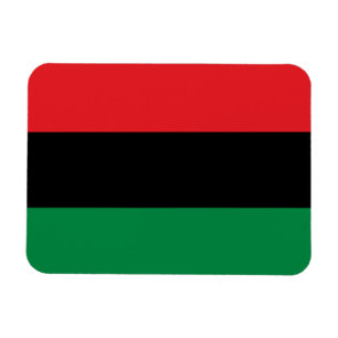 Pan African UNIA Flagga Magnet
