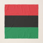 Pan African UNIA Flagga Sjal<br><div class="desc">Den panafrikanska flagga - även känd som UNIA-flagga, den afroamerikanska flagga, Black Liberation flagga och flera andra namn - är en flagga i tre färg som består av tre lika stora vågräna (uppifrån och ned) rött, svart och grönt.</div>