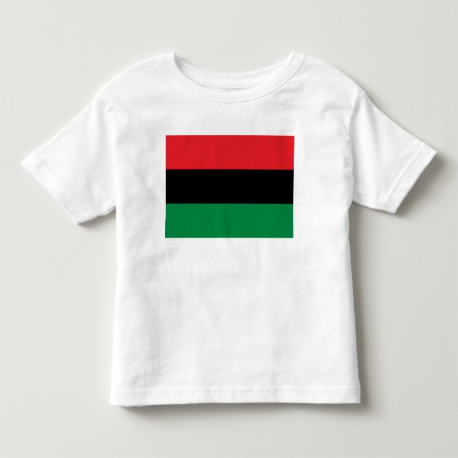 Pan African UNIA Flagga T Shirt (Framsida)