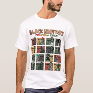 Pan-afrikanska legender Svart historia T-shirt pre