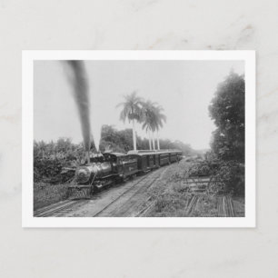 Pan American Central Railroad i Guatemala Vykort